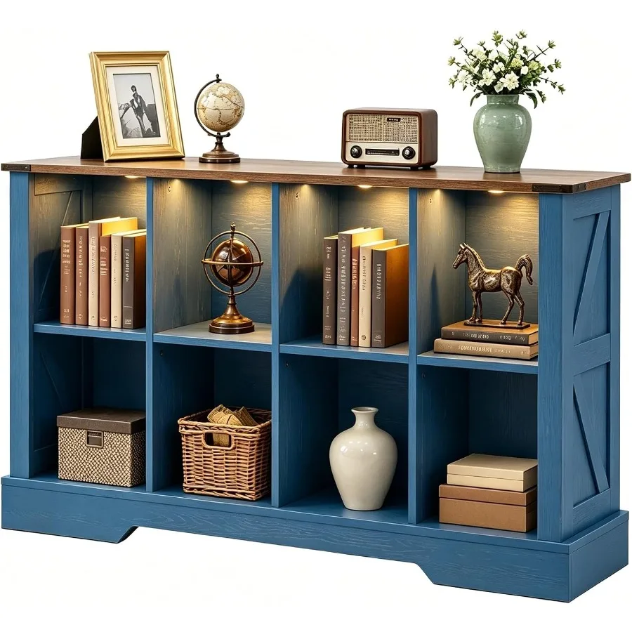 Bookshelf - Organizador de almacenamiento con 8 cubos,