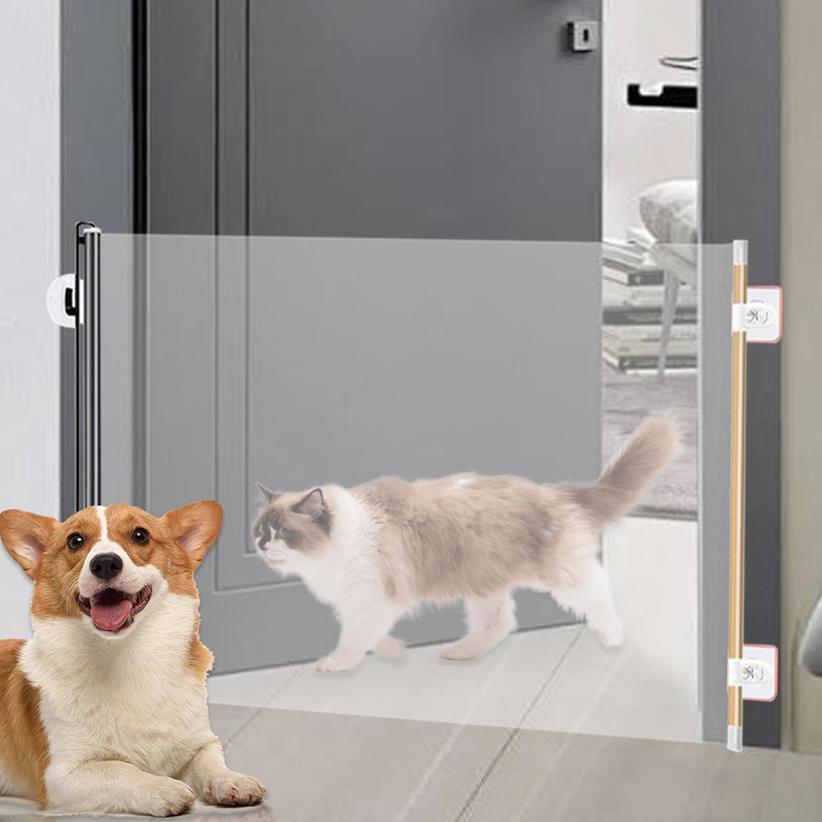 Partition Screen Divider - Barrera Retráctil Portátil para Mascotas, Puerta