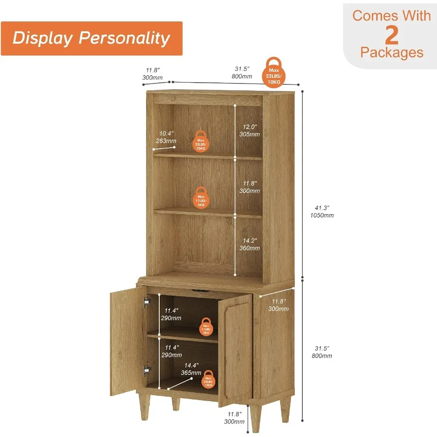 Estantería alta de 72,8 cm con - Bookshelf reseña y precio