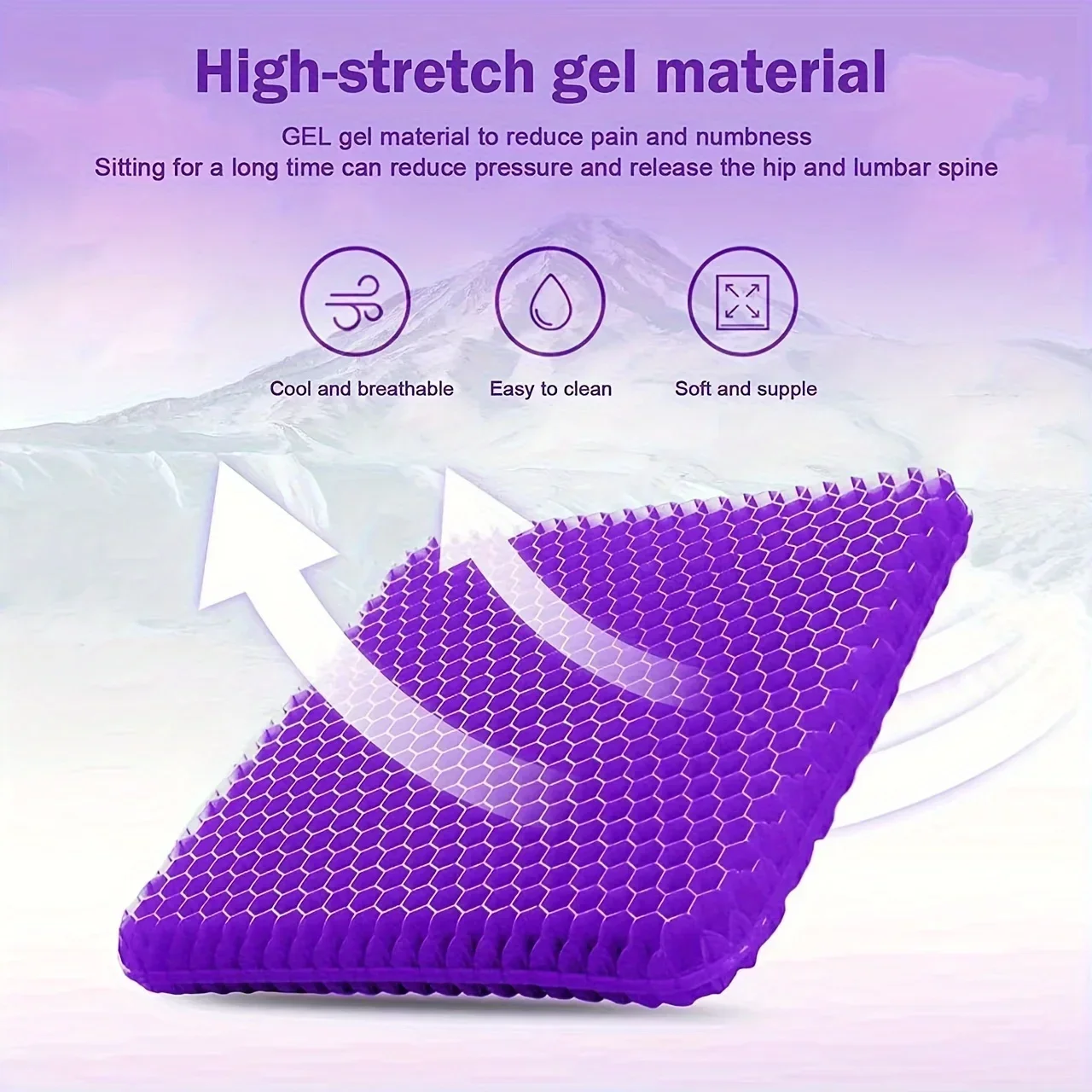 Cojín de gel para asiento, 1 u - Office Stool reseña y precio