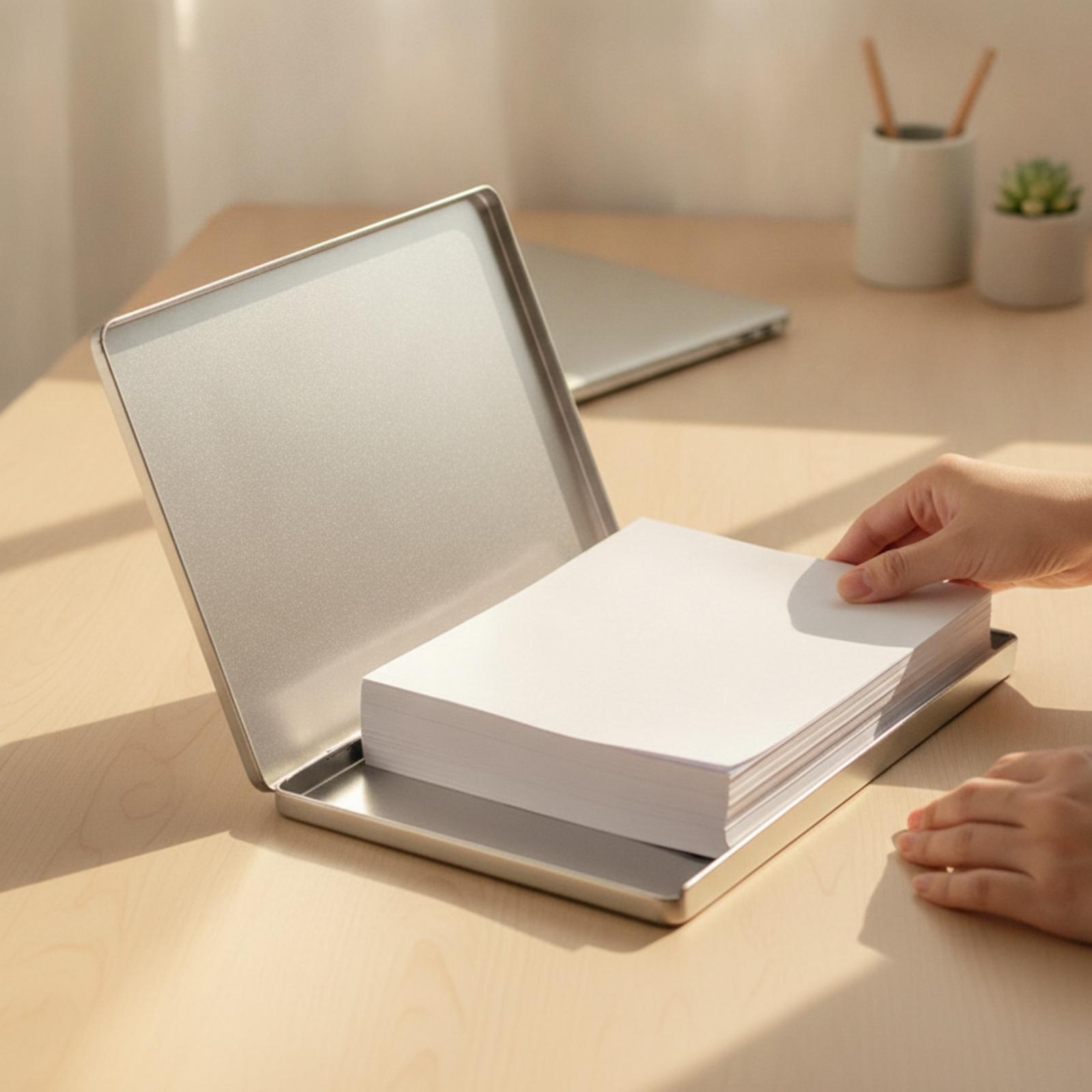 Caja metálica para guardar doc - File Cabinet reseña y precio