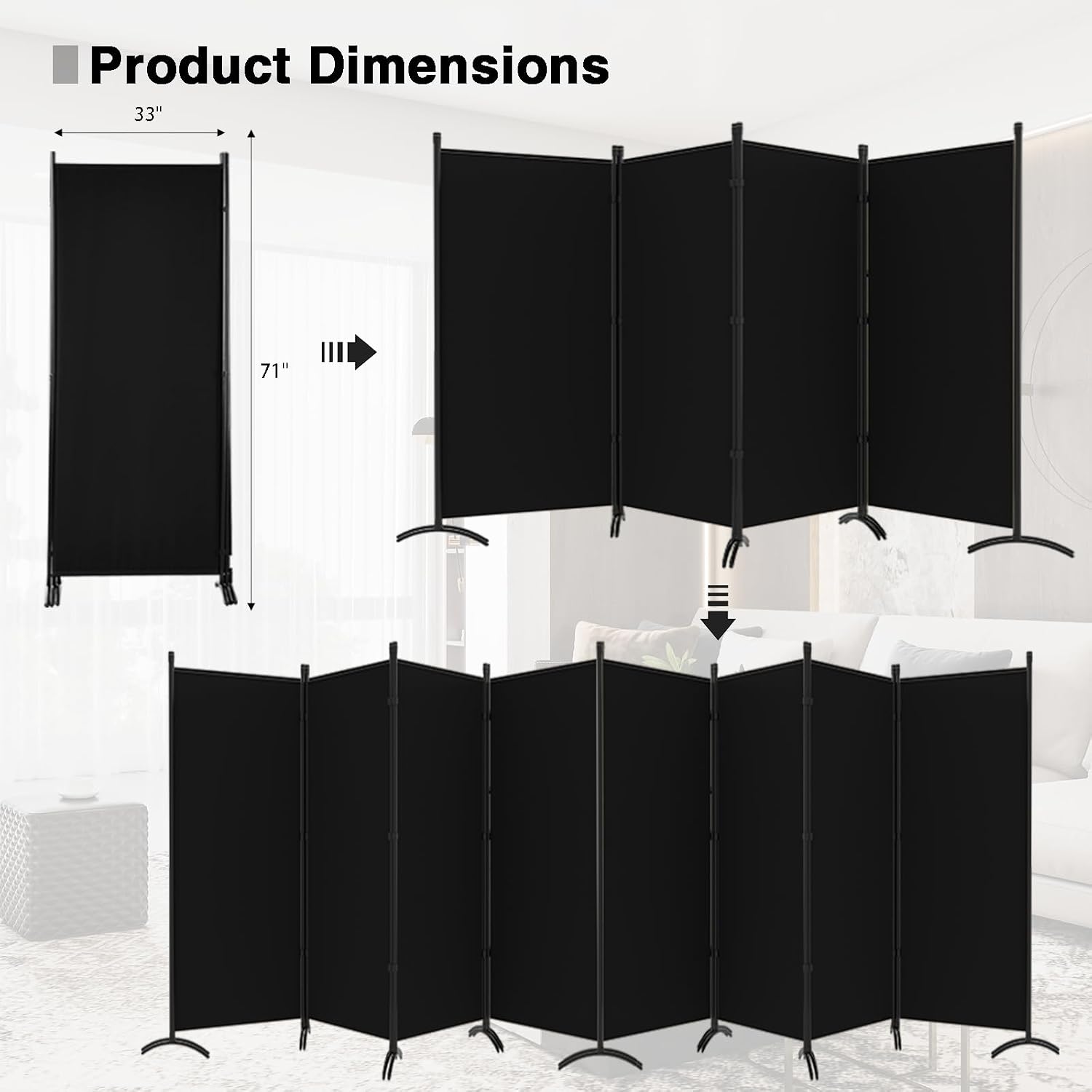 Separador de Habitaciones Pleg - Partition Screen Divider reseña y precio