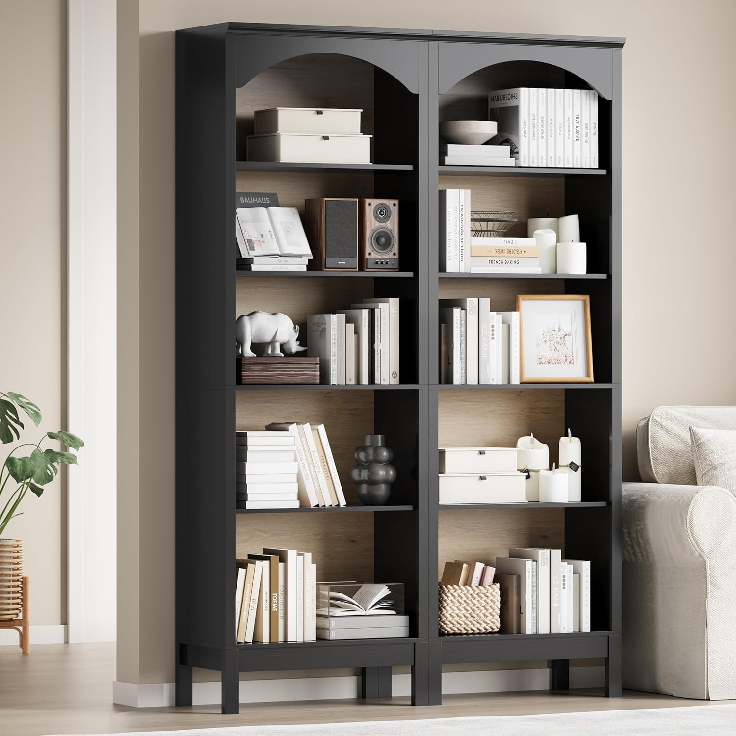 Estantería Arqueada con 5 Nive - Bookshelf reseña y precio